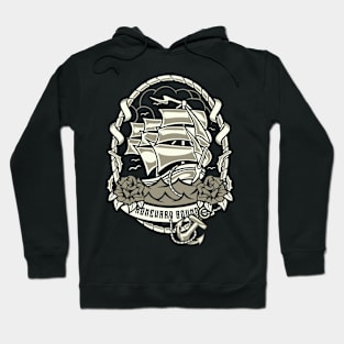 Homeward Bound Ship and Anchor Vintage Design Hoodie